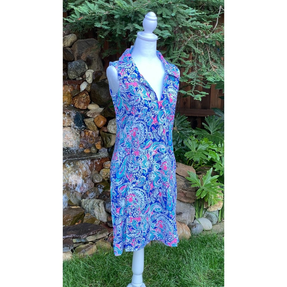 Banana Boat Sundress Womens Medium NWT Paisley UPF 50+ Dress BB828 Print 127 - Picture 2 of 10
